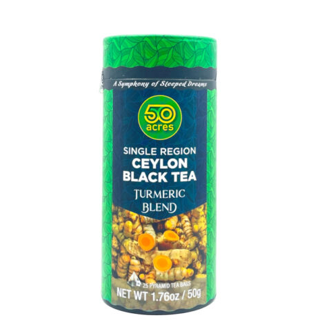 Single Region Ceylon Black Tea Tumeric Blend