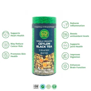 Single Region High Elevation Ceylon Black Tea Turmeric Blend product image