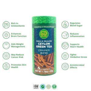 Single Region High Elevation Ceylon Green Tea Cinnamon Blend product image