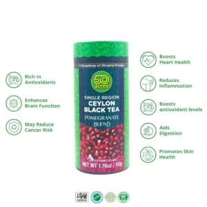 Single Region High Elevation Ceylon Black Tea Pomegranate Blend Product Image