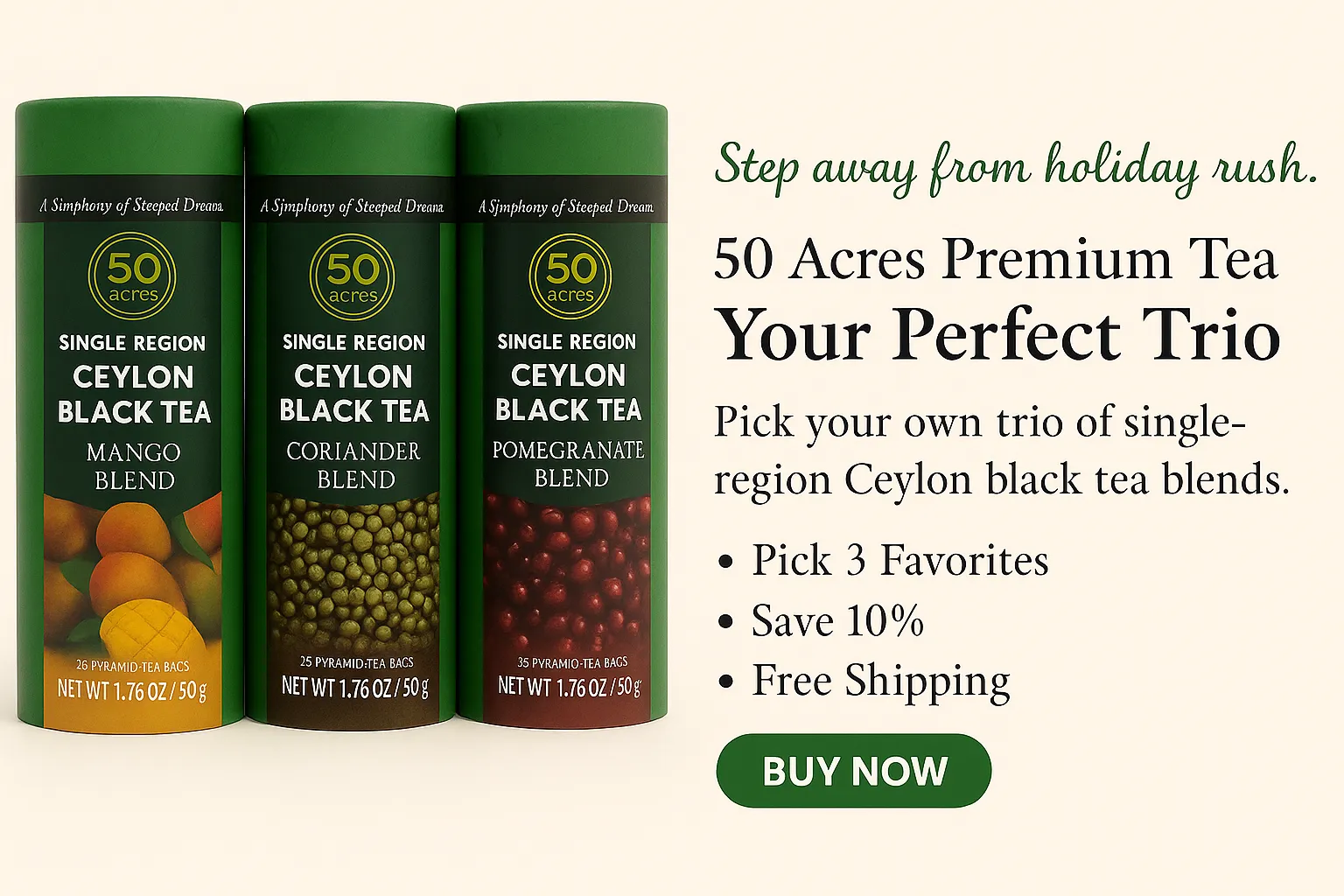 50acres product promotion advertisement.