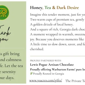 Honey, Tea & Dark Desire Gift pack