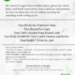 The Good Morning Basket - 50 acres Tea gift packs