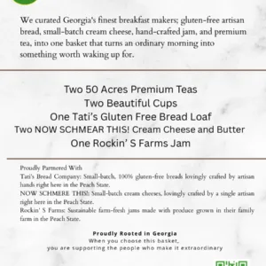 The Good Morning Basket - 50 acres Tea gift packs